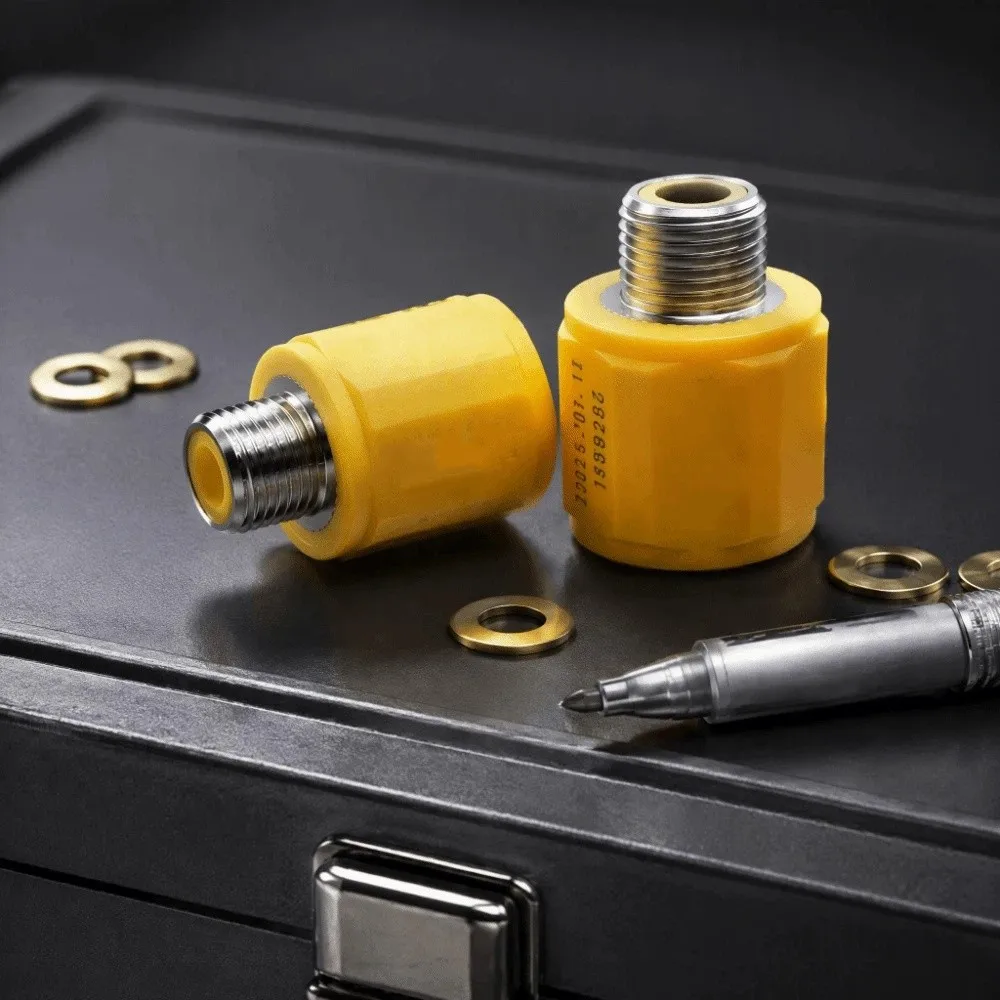 Stainless Steel Gas Connector Solid Brass Quick Connect Gas Joint Anti-Static Auto Shutoff Gas Insulated Connector Natural Gas