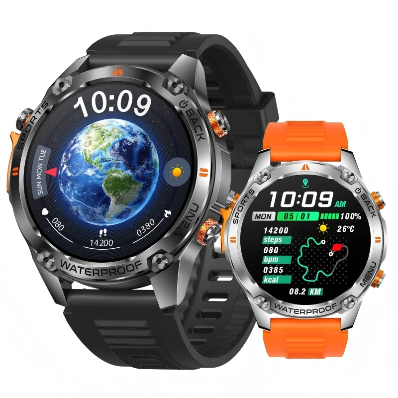 

L11 GPS Outdoor Sports Smartwatch 1.43 Inch AMOLED BT Calls DIY Video Watch Face 5ATM Waterproof Altitude Ulta-Long Battery Life