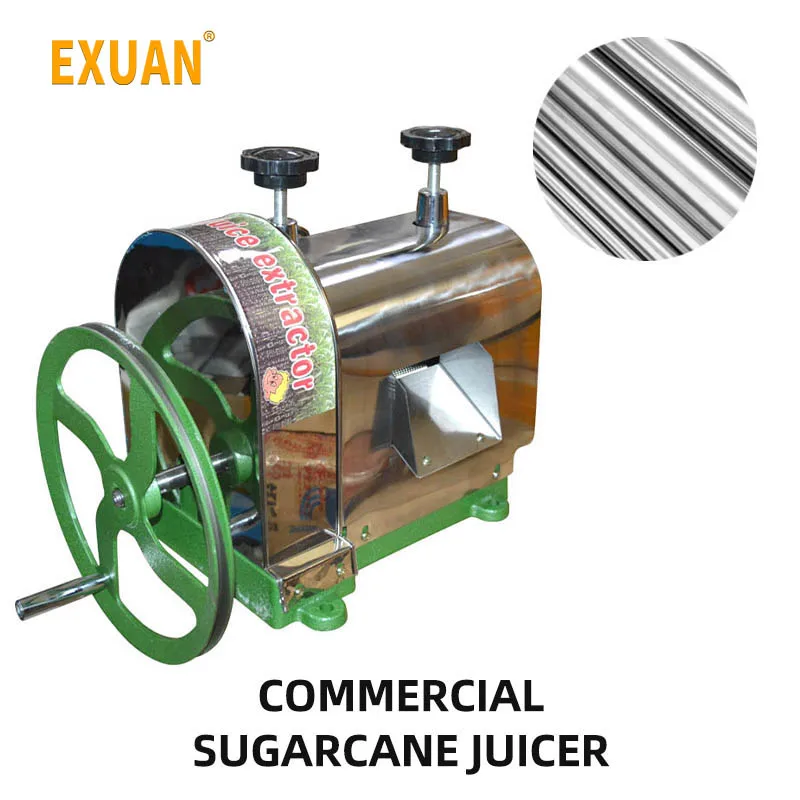 Commercial Fruit Sugarcane Juicer Hand Held Stainless Steel Desktop Sugar Cane Machine Cane Crusher Squeezer