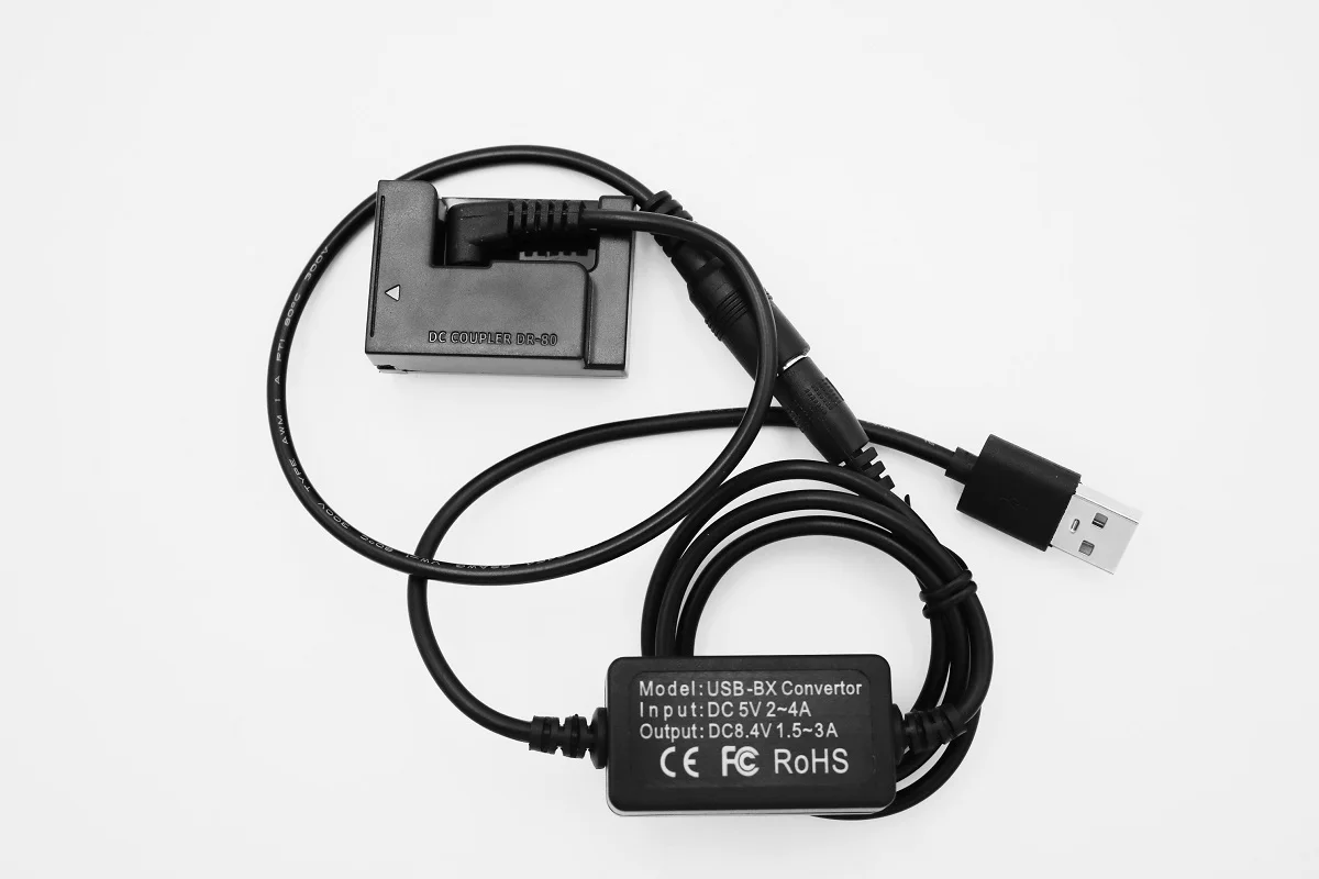 Recensione e valutazione del cavo di alimentazione NB10L NB-10L Dummy Battery DR80 DR-80 DC Coupler +5V USB Cable per Canon G1 X G3 X G15 G16 SX40 HS