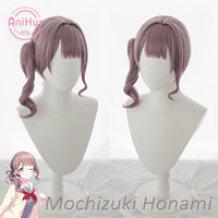【AniHut】Mochizuki Honami Brown 32cm Cosplay Wig Project SEKAI COLORFUL STAGE! Heat Resistant Synthetic Hair Mochizuki Honami