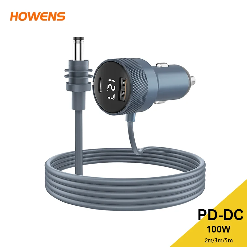 

For Starlink MINI To DC Cable Car Charger Power Cord For SPX Outdoor Boat 12V 24V Cigarette Lighter Interface Adapter 18AWG 5M
