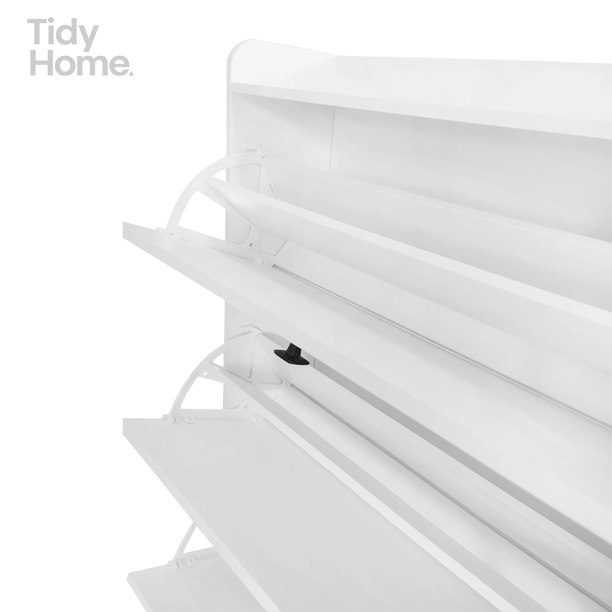 Versatile Shoe Cabinet with 3 Flip Drawers, Maximum Storage Entryway Organizer with Drawer, Free Standing Shoe Rack  muebles