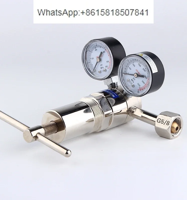 A-HH High Pressure Reducer, Oxygen Nitrogen Helium Argon High Pressure, Pressure Reducing Valve