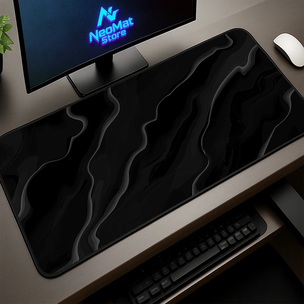 

Playmat Strata Liquid Коврик для мыши Топографический коврик для мыши Черные настольные аксессуары Ковер для геймера Настройка для домашнего офиса Коврики для мыши на заказ