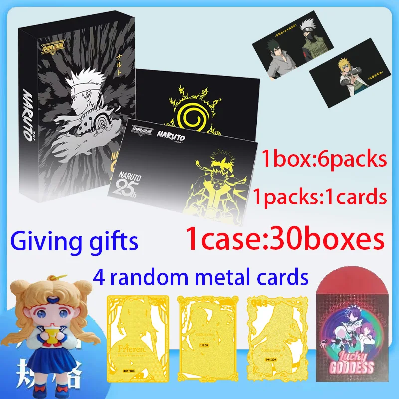 New Naruto A5 Size Card Hobby Collection Card Toys Game Board Doujin Booster Box Birthday Gifts Kids Table Battle Card