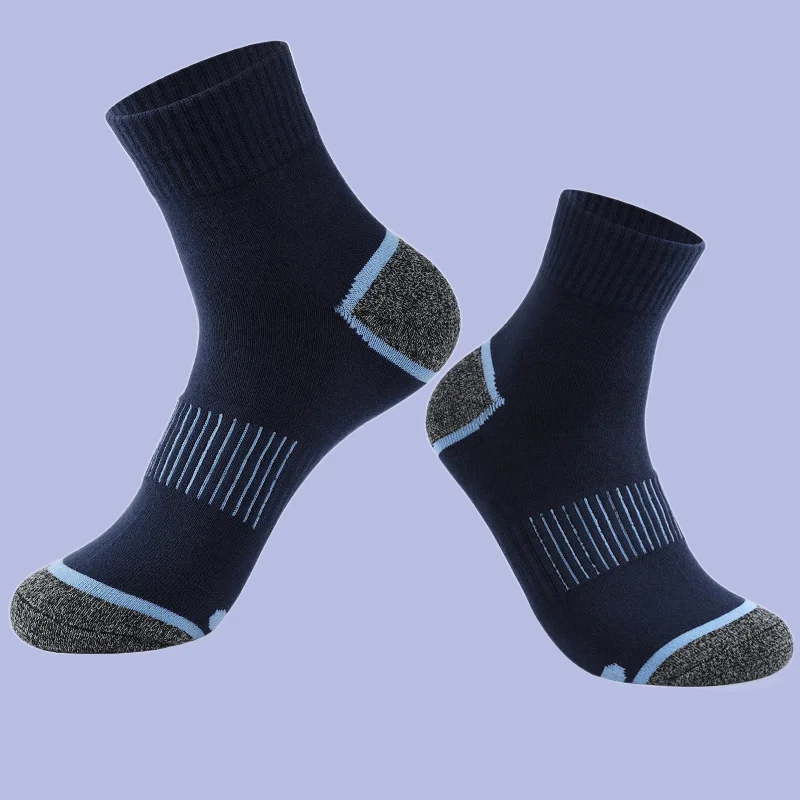 Calcetines deportivos para hombre, medias de alta calidad, absorbentes del sudor y desodorantes, de baloncesto, al aire libre para senderismo, 5 pares, 2024