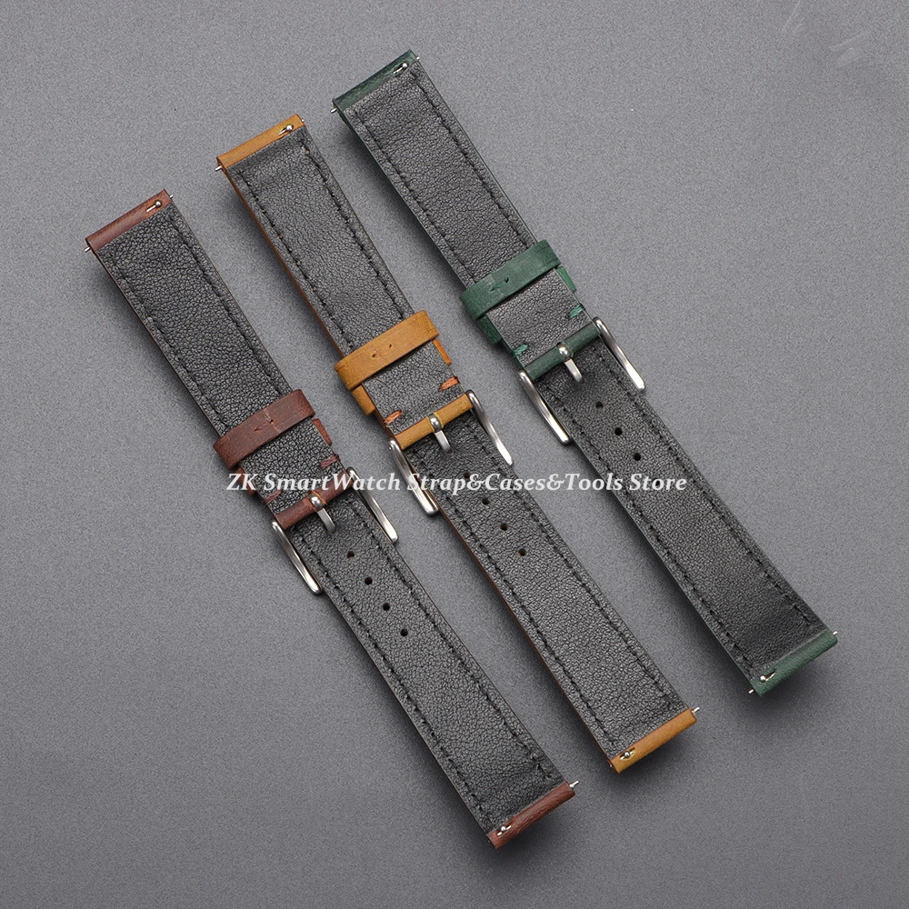 Cinturini in pelle con cucitur - Leather Strap Quick Release recensione e prezzo