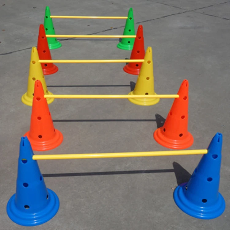 中国サプライヤー 30cm サッカー トレーニング コーン マーカー 5 個