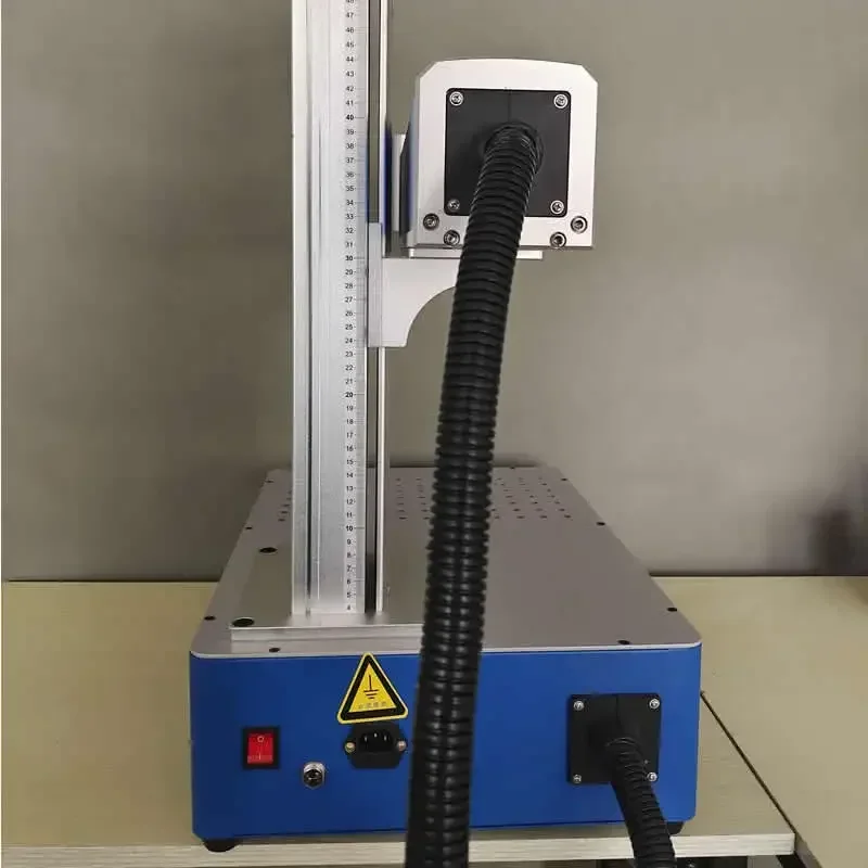 Fiber Laser Marking Machine Raycus 50W Stainless Steel Jewelry Engraver Metal 100W Cutting Marker Ring Rotary Axis Optional 220V