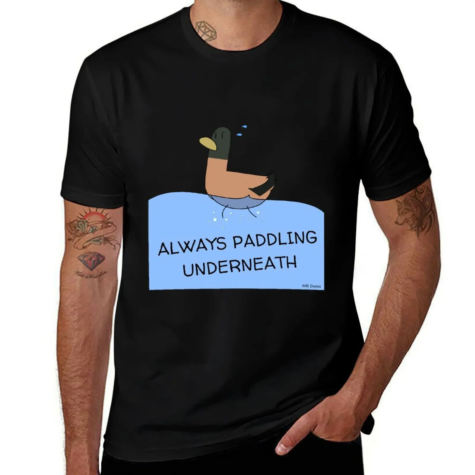 Originales Ducko # OG13: Camiseta Always Paddling, camiseta esencial para hombre, camiseta gráfica para hombre, Camiseta de algodón pesado