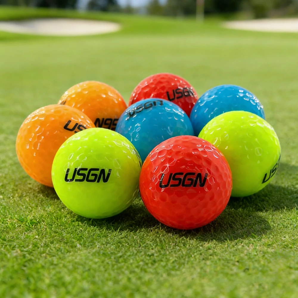 Professional 2 Layer Golf Ball,High Elastic Long Distance Flight Wear Resistant Durable Outdoor Court Competition,Daily Practice