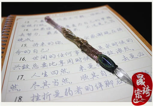 High Quality Handmade Glass Dip Pen ,calligraphy Pen