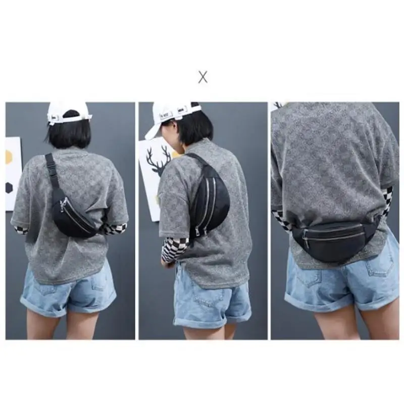 Waist Bag Women Men Waterproof Pocket Fashion Casual Chest Handbag Unisex Sports Travel Purse Plaid Waist Pack Belly Bags Case