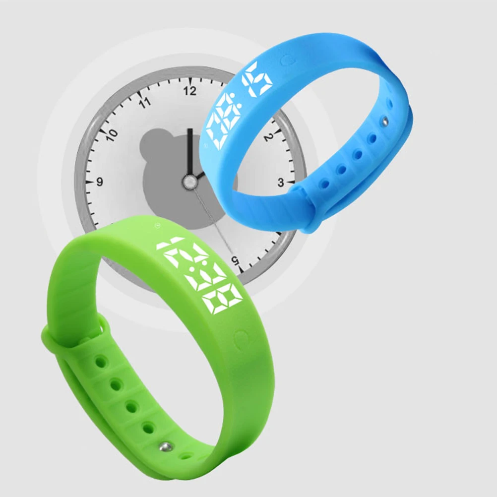 Smart Wristband Sports Bracelet Green Waterproof Fitness Chargeable Temperature Monitoring Watch Activity Sleep Monitor