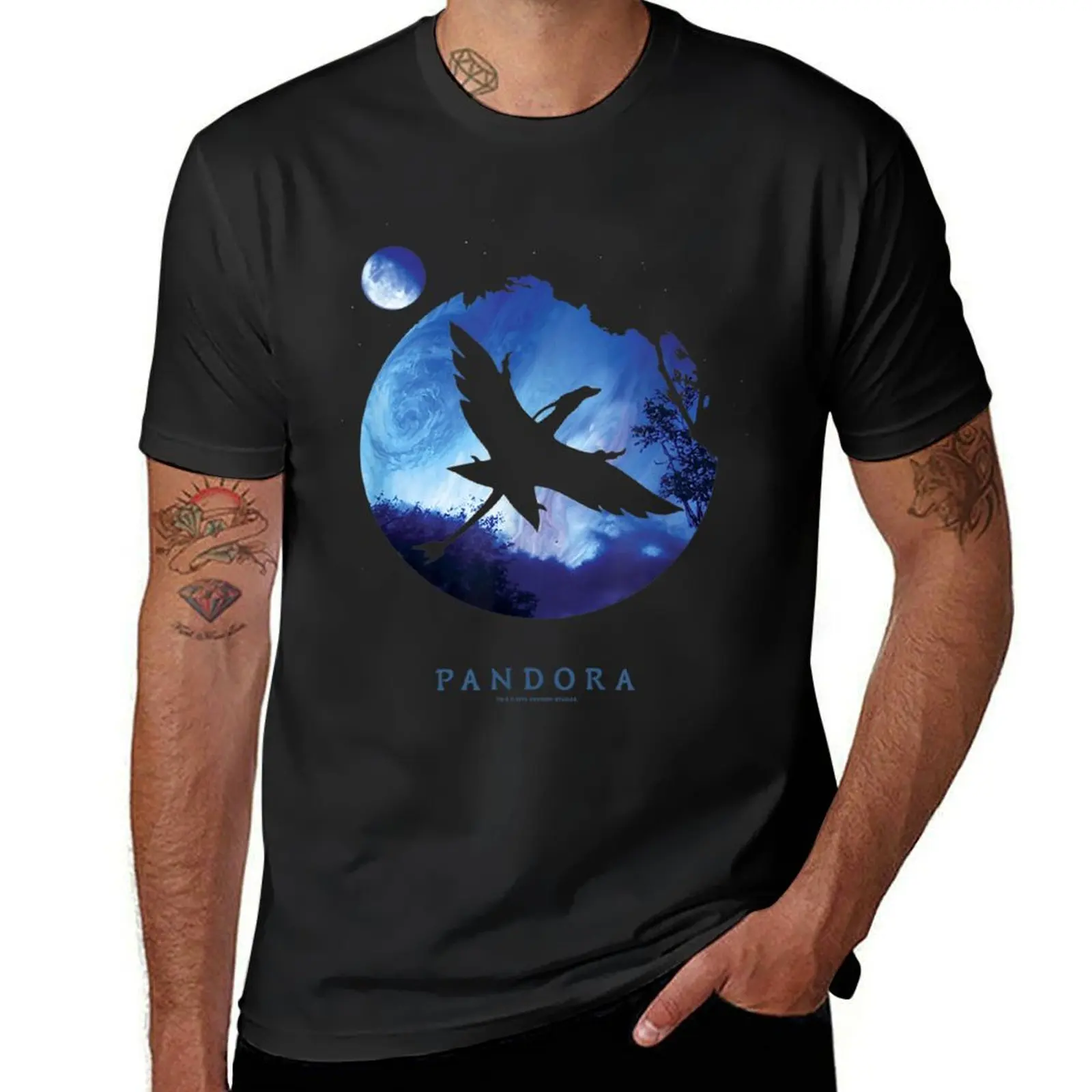 Pandora Planets Na_vi Flight T-Shirt heavyweights summer top customizeds Men's clothing