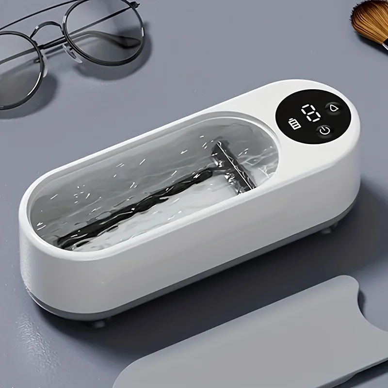 FEIYBA Wireless Vibration Cleaning Machine, Multi-Purpose Cleaner for Glasses Cleaning Machine. Jewelry, Braces, Toothbrushes, W view 2