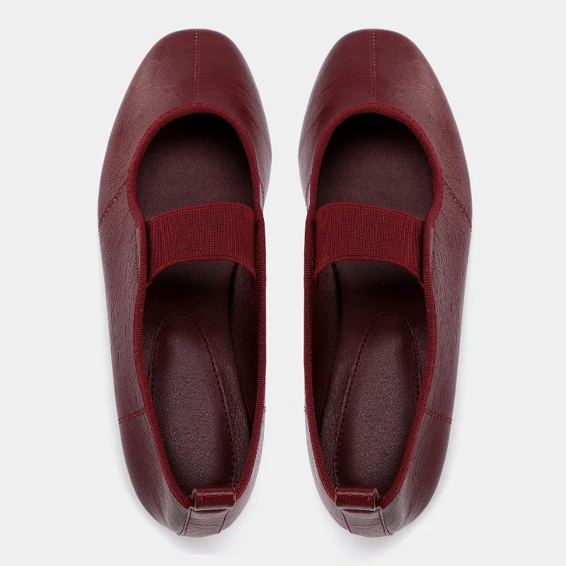 العلامة التجارية جولة تو ماري جين أحذية النساء الراحة الضحلة حذاء كاجوال الأحذية النسائية البغال موجزة أنيقة الباليه الشقق السيدات