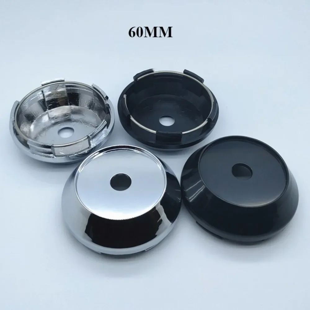 

4pcs ABS 60mm Universal Car Wheel Center Caps Rim Centre Hub Cover Styling Accessories for Audi VW Opel 45mm Emblem Logo Sticker