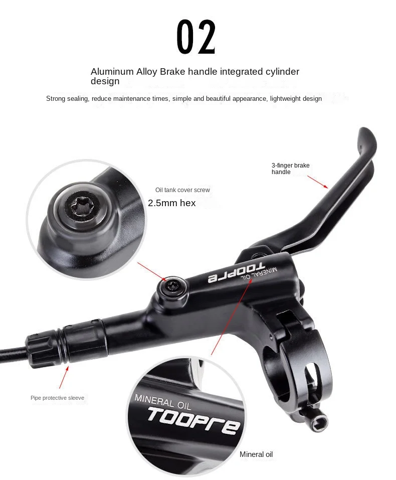 Eslnf mt200 mt201 m315 mtb Mountainbike hydraulischer Scheiben brems satz enthält mt200 bremshebel rotor rt56 rt54 rt26 rt30 hs1 g3 – Detail 7