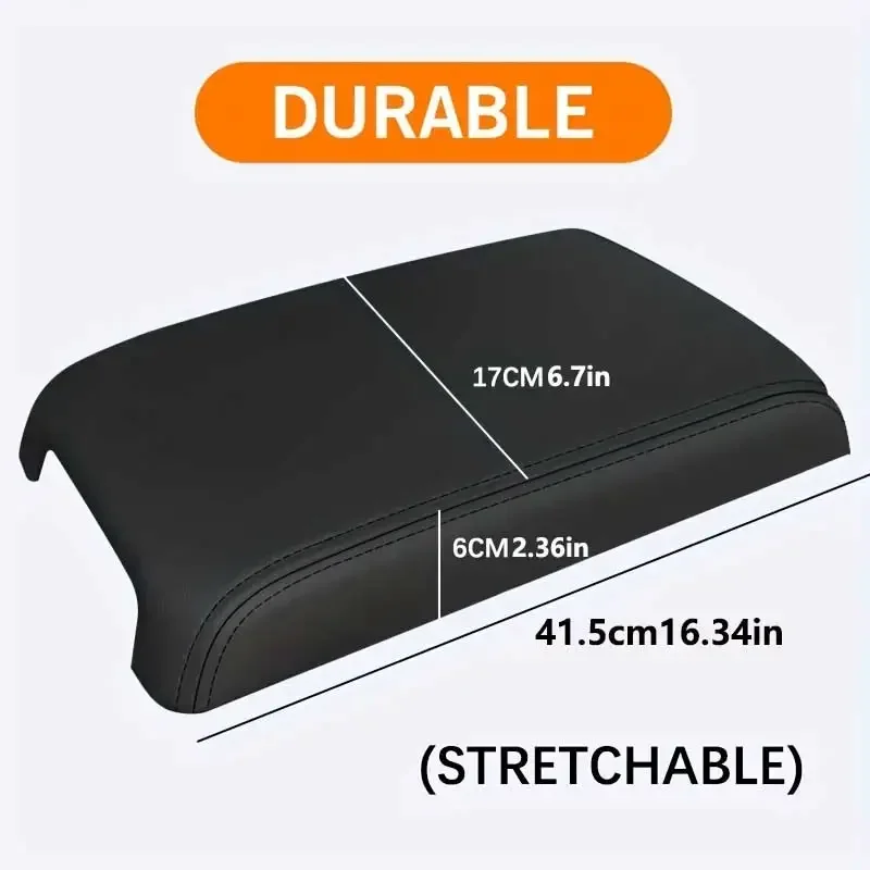 PU Leather 1pc Car Armrest Box Center Console Lid Armrest Cover For Toyota Camry 2012 2013-2017 Interior Accessories Fit for New