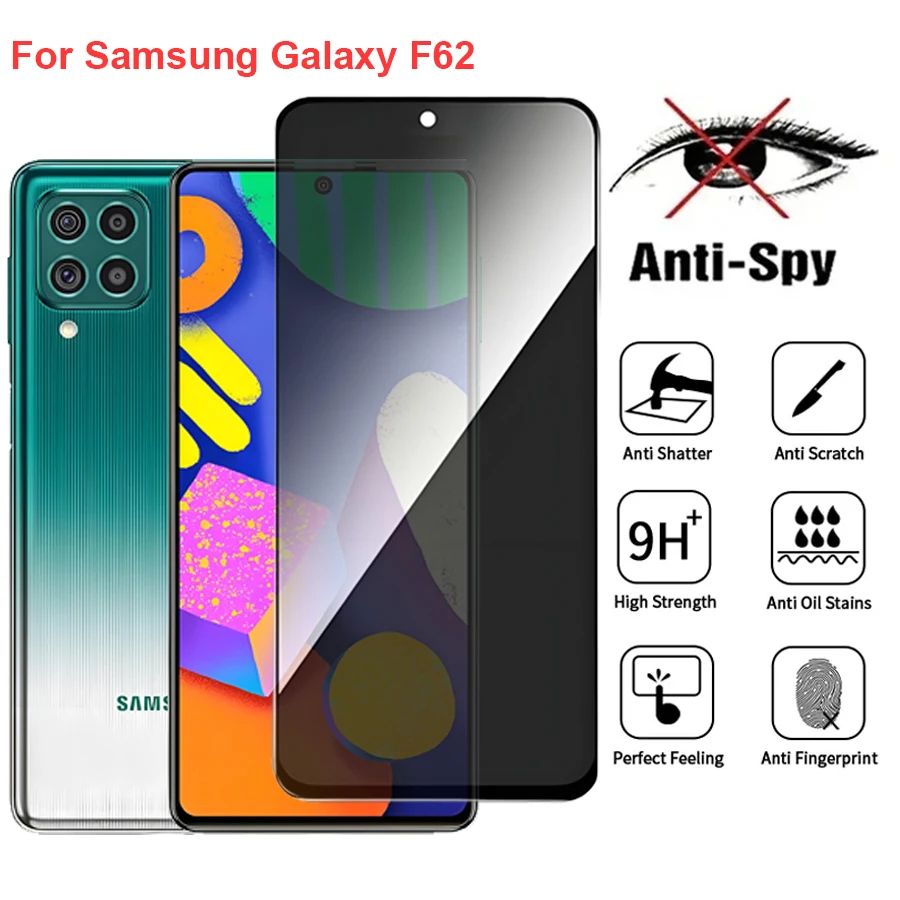 Для Samsung Galaxy F62 SM-E625F антишпион конфиденциальная защитная пленка из закаленного стекла, совместимая с пленкой для телефона GalaxyF62