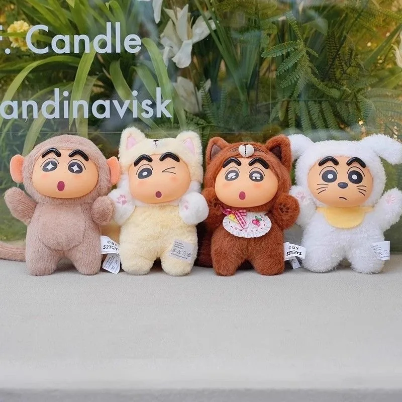 

Genuine 52toys Crayon Shin Chan Big Tail Series Plush Blind Box Anime Character Pendant Cute Doll Trendy Toy Gift For Girls