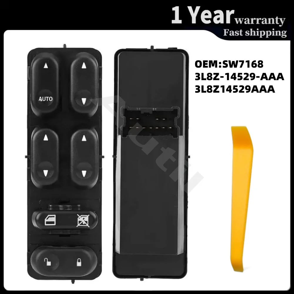 

3L8Z‑14529‑AAA Master Power Window Control Switch for Ford Escape Mazda Tribute Mercury Mariner 2001‑2007 Car Driver Side Button