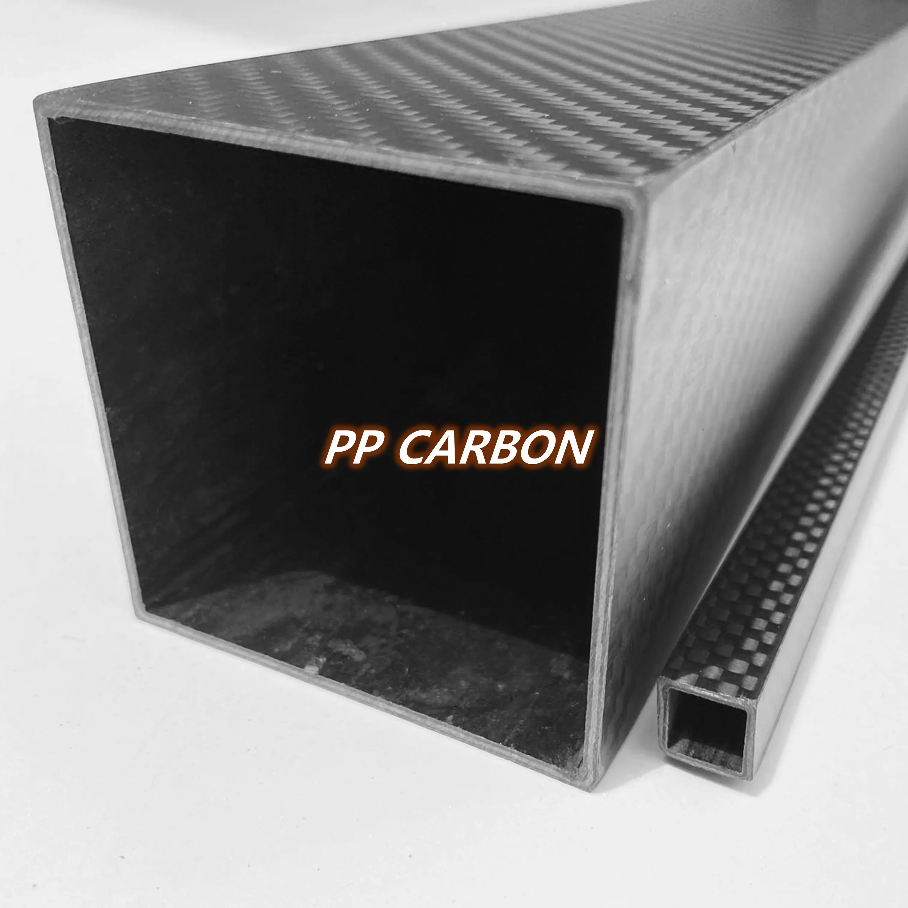 3K Full Carbon Fiber Square Tube OD10mm 12mm 15mm 18mm 20mm 25mm 30mm 40mm Length 500mm High Strength Composite Material