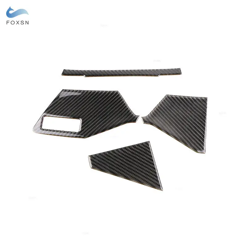 Car Interior Central Instrument Button Panel Trim For Audi A3 8Y S3 2021 2022 2023 2024 2025 LHD RHD Carbon Fiber/Piano Black