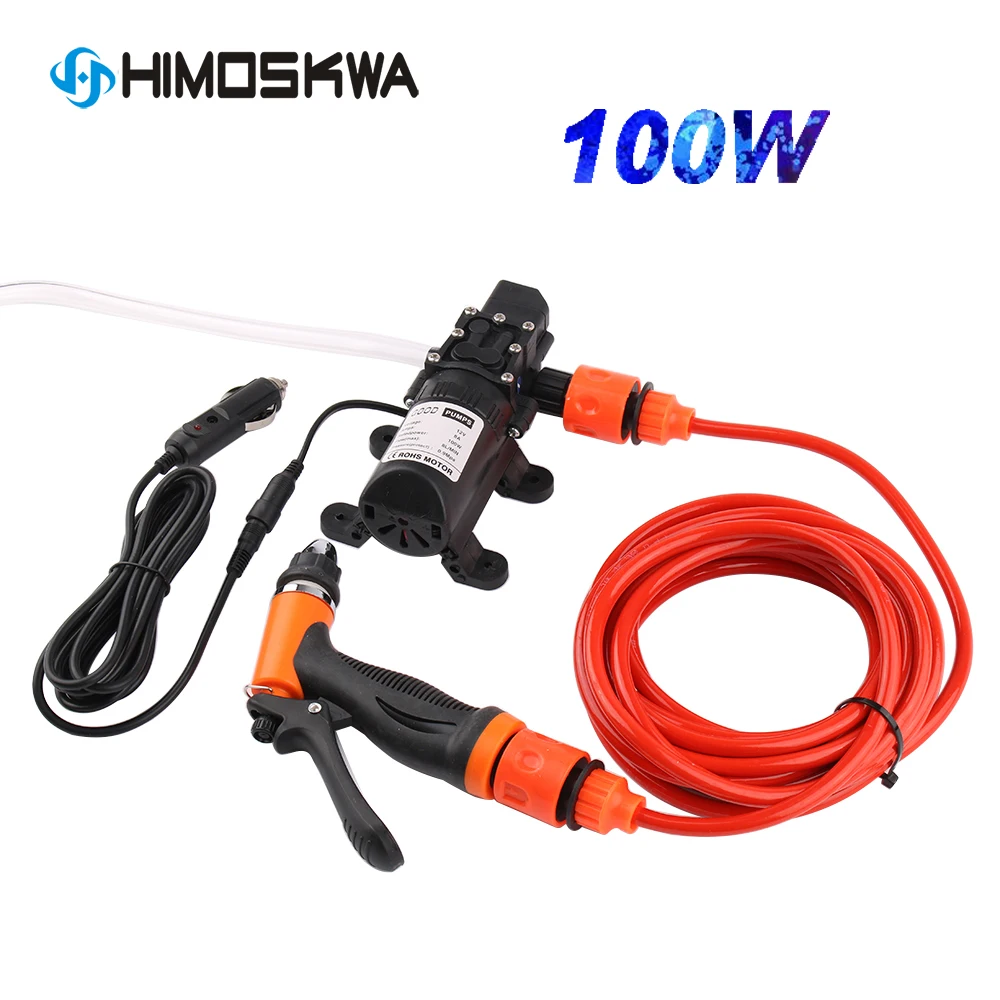 Car Wash 12V Car Washer Gun Pump High Pressure Cleaner Car Care Portable Washing Machine Electric Cleaning Auto Device