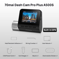 70mai A500S Dash Cam Pro Plus+ 1944P 140FOV 70mai Car DVR Support Rear Cam WIFI Built-in GPS ADAS 24h Parking Surveillance