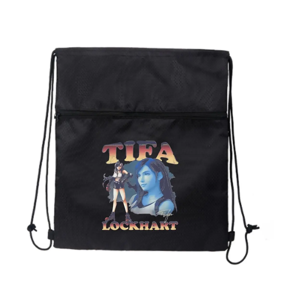 

Tifa Lockhart Design спортивный фитнес-рюкзак на молнии для мужчин и женщин спортивная сумка на открытом воздухе