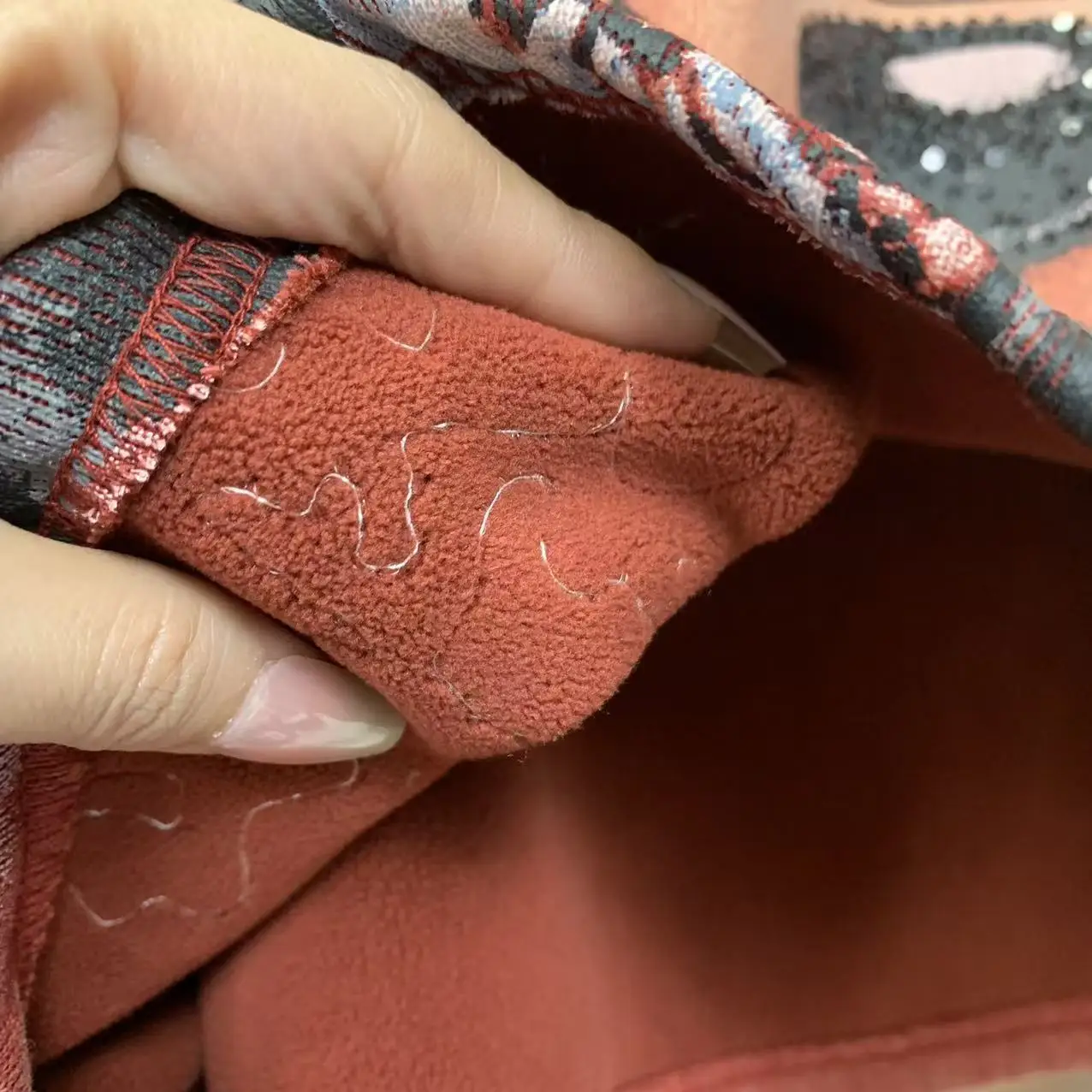 Thickened Hooded Sweatshirt Autumn Winter Jacket Fleece-Lined Heavy Craft Cartoon Loose Long Sleeves Drawstring Casual Sudaderas