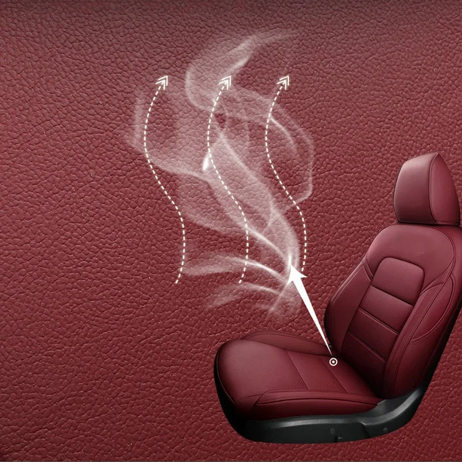 Custom Car Seat Covers For Nissan Sentra B18 2020 2021 2022 NAPPA Leather Cushion Car Seat Protective Cover Auto Accessories