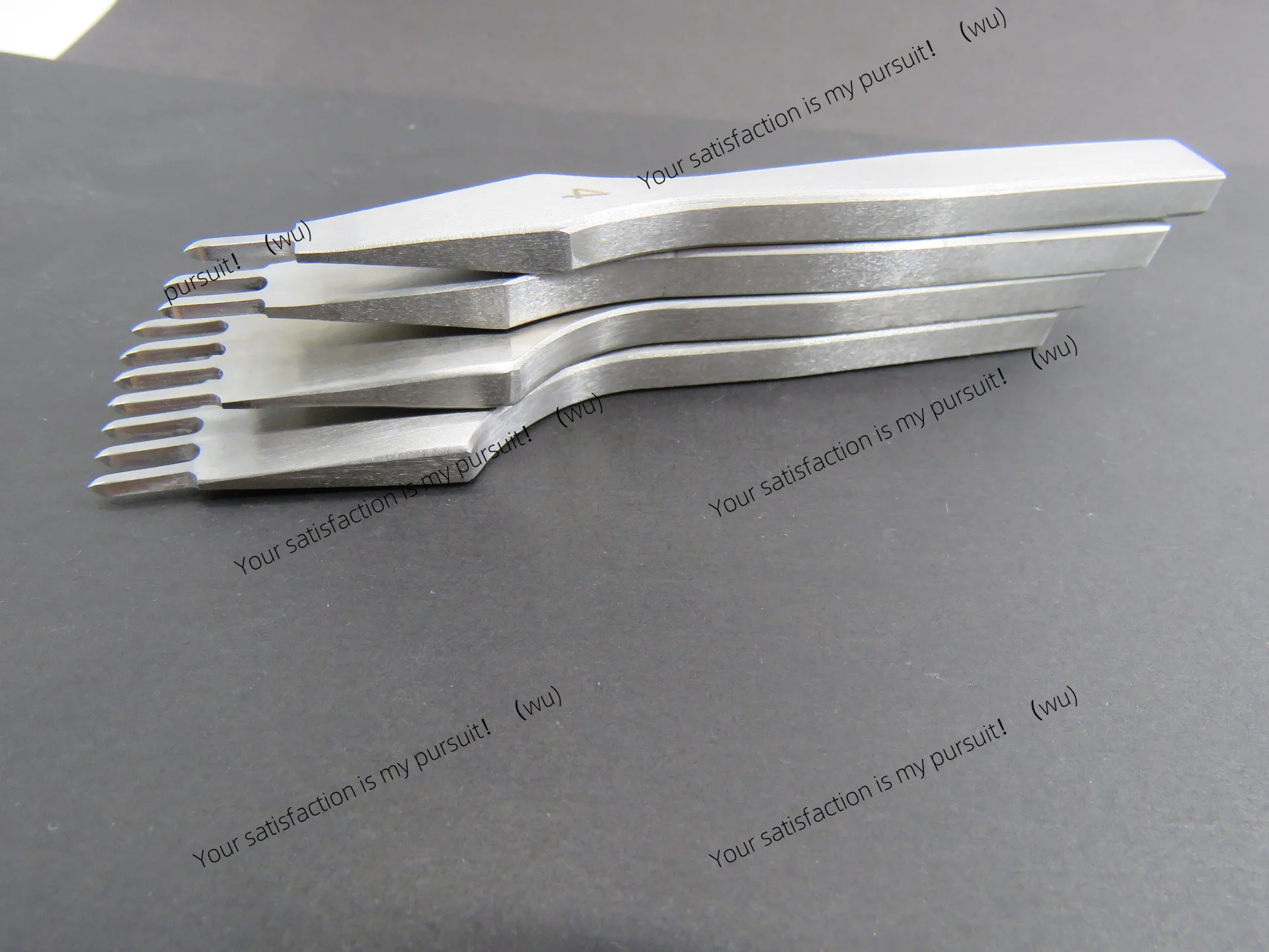 DIY handmade leather punching tools, in-tooth polishing method, cutting oblique flat skin carving leather art tools