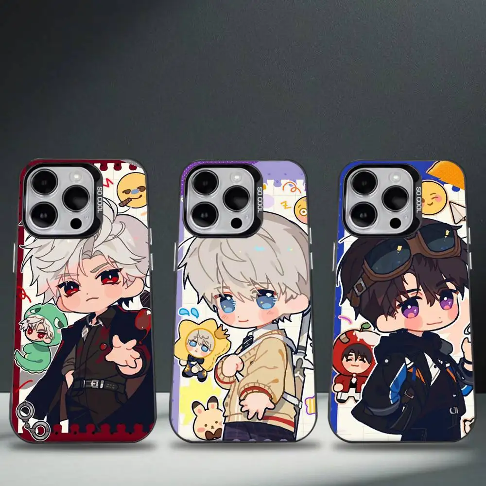 

Love And D-Deepspace Sylus Phone Case For iPhone 16,15,14,13,12,11,8,7,Pro,Max,Plus,Mini,XS,SE Anti Fall Black Matte Hard