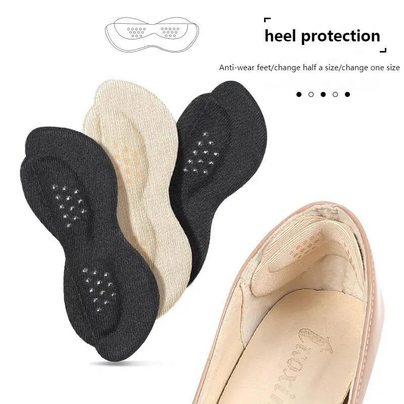 Shoe Accessories Heel Protector Adjust Size Women High Heels Pads Liner Grips Pain Relief Foot Care Pad Insert Insoles for Shoes