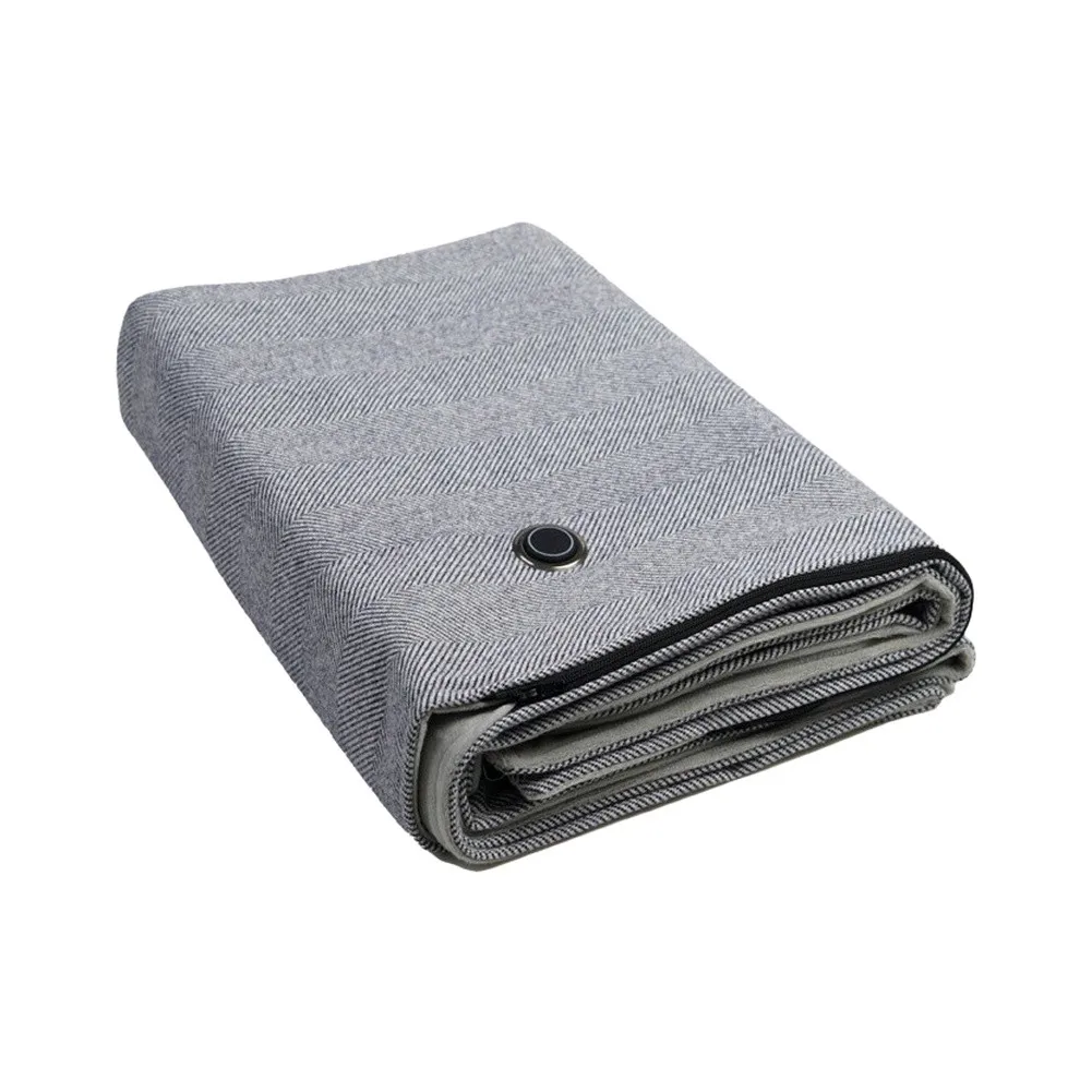 USB Heated Blanket Shawl for Women Lightweight Foldable 3 Heat Levels Graphene Technology 150x80cm For Washable Waffle
