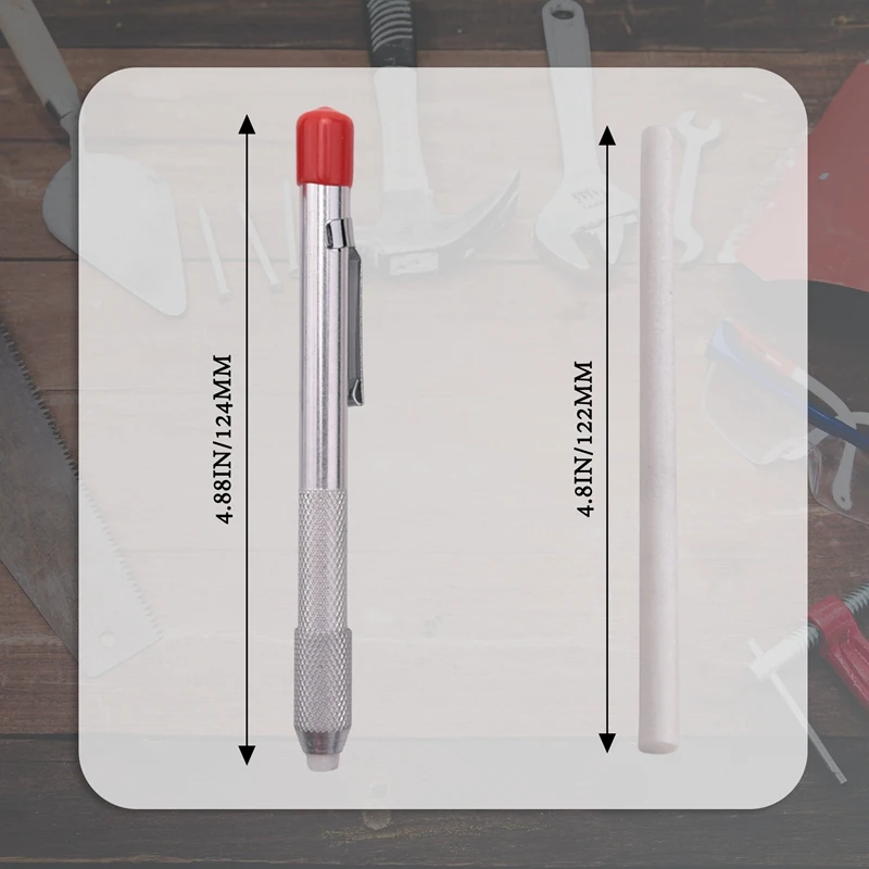 SANQ 2 Pcs supporti per pietra ollare pennarello rotondo per pietra ollare con ricariche da 12 pezzi per strumenti di saldatura e pennarelli rimovibili