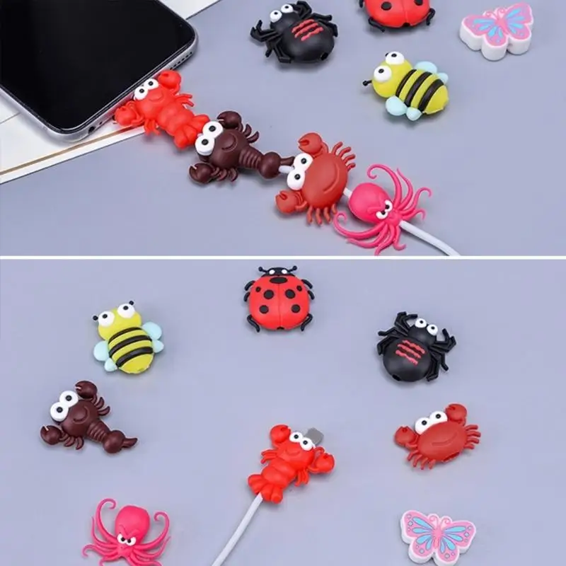 R53C Daten-Ladekabel-Schutz, Kopfhörer-Drahtkabel für Schutzhülle, Ladeleitung, Schutzhülle für Smartphones – Detail 2