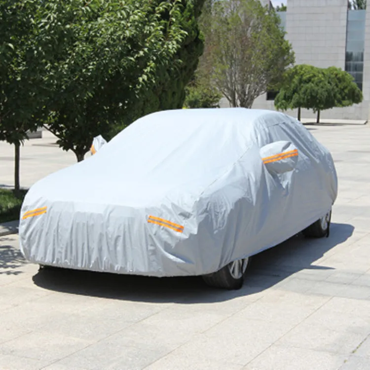 

Солнцезащитный Противопыльный водонепроницаемый отражающий автомобильный чехол с логотипом на заказ для улицы