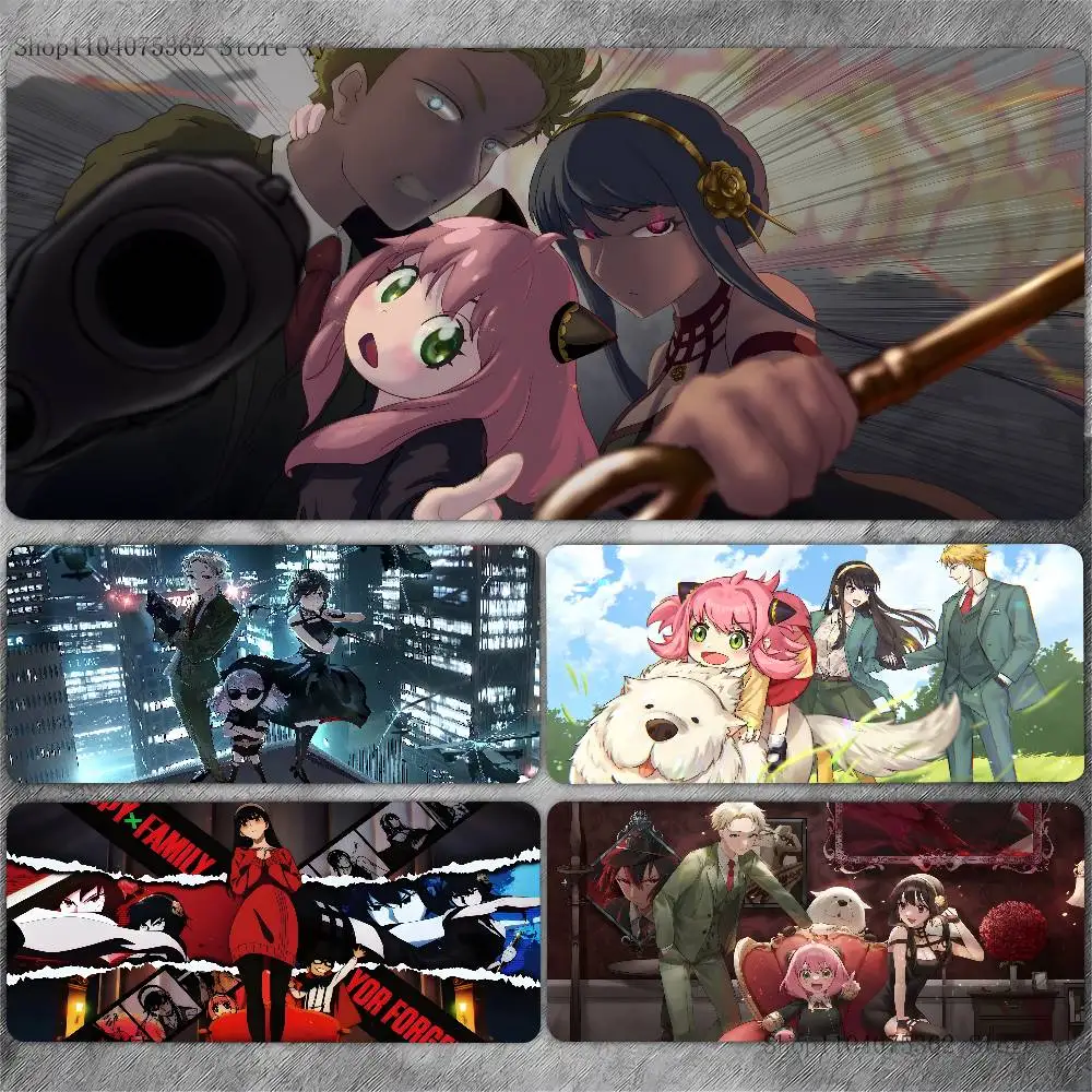 

Anime S-Spy X Family Mousepad Non-slip Suitable For Office Computers Laptops E-sports Game Desk Mats XXL Keyboard