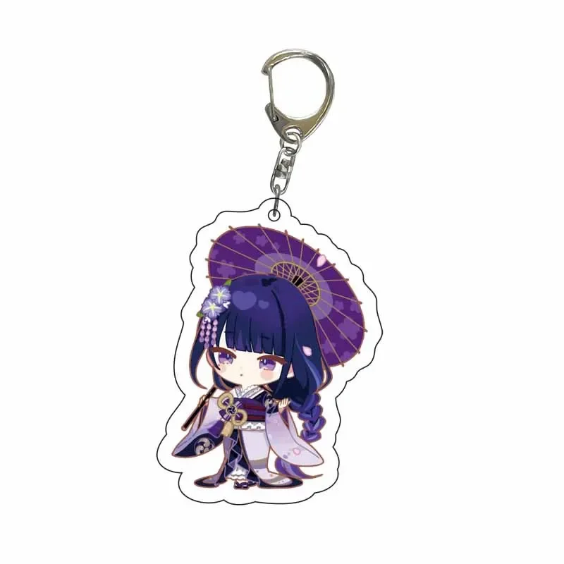 Cute Genshin Impact Acrylic Keychains