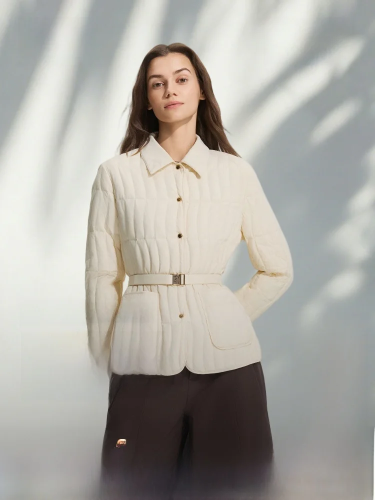 

Bosideng 700 Fill Power Lightweight ort Puffer Jaet Women's Busin Sle Nylon Outer Polyester Fiber Warmth for Daily Wear