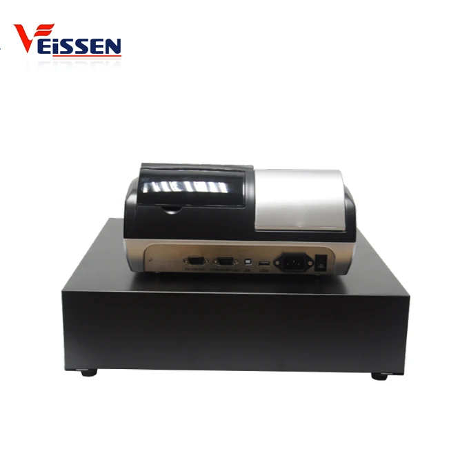 Veissen Easy Operating Electronic Cash Register Machine With Built-In Thermal Printer Cashier Register In POS System