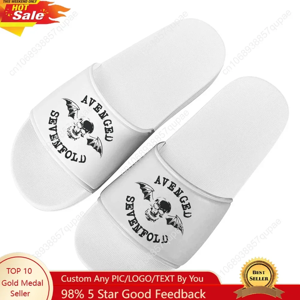 Avenged Sevenfold  Slippers Home Water Shoes Women Teenagers Fashion Beach Pool Sandals Custom Made Comfort Summer Slipper