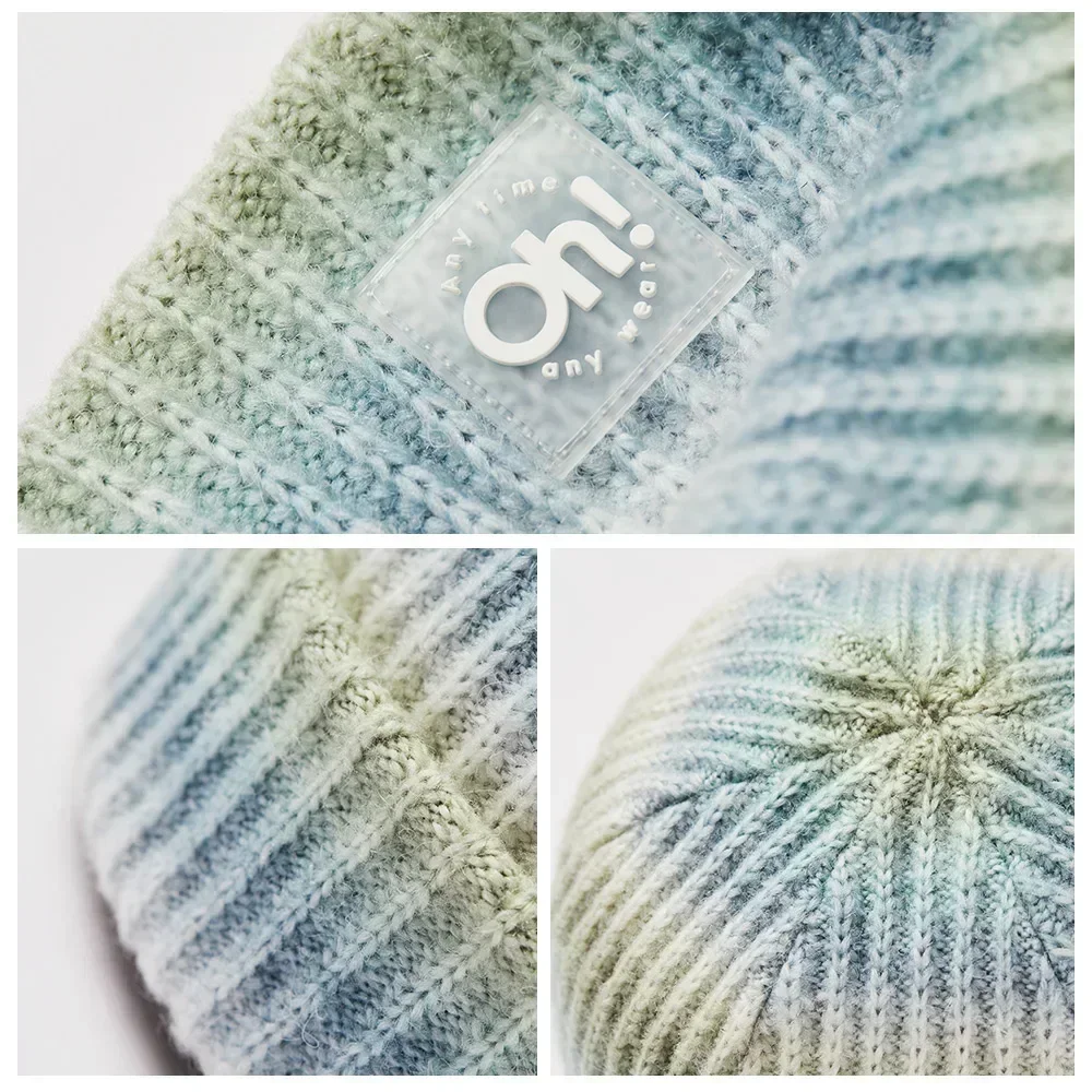 OhSunny المرأة الشتاء المشي لمسافات طويلة الأوشحة بيني الدفء قطعتين مجموعة، الحرارية قبعات متماسكة وشاح، في الهواء الطلق الباردة واقية قبعة منديل #3