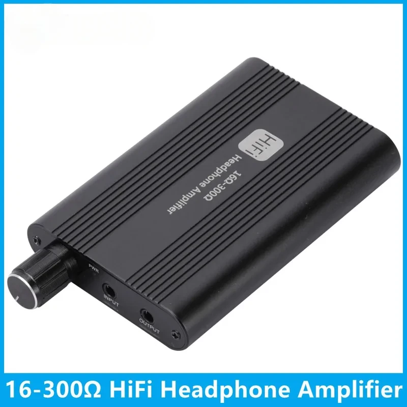 16-300Ω HiFi Headphone Amplifier Mini Audio Amplifier HiFi Stereo Earphone Amp Audio Amp With 3.5mm Jack Cable For Music Player