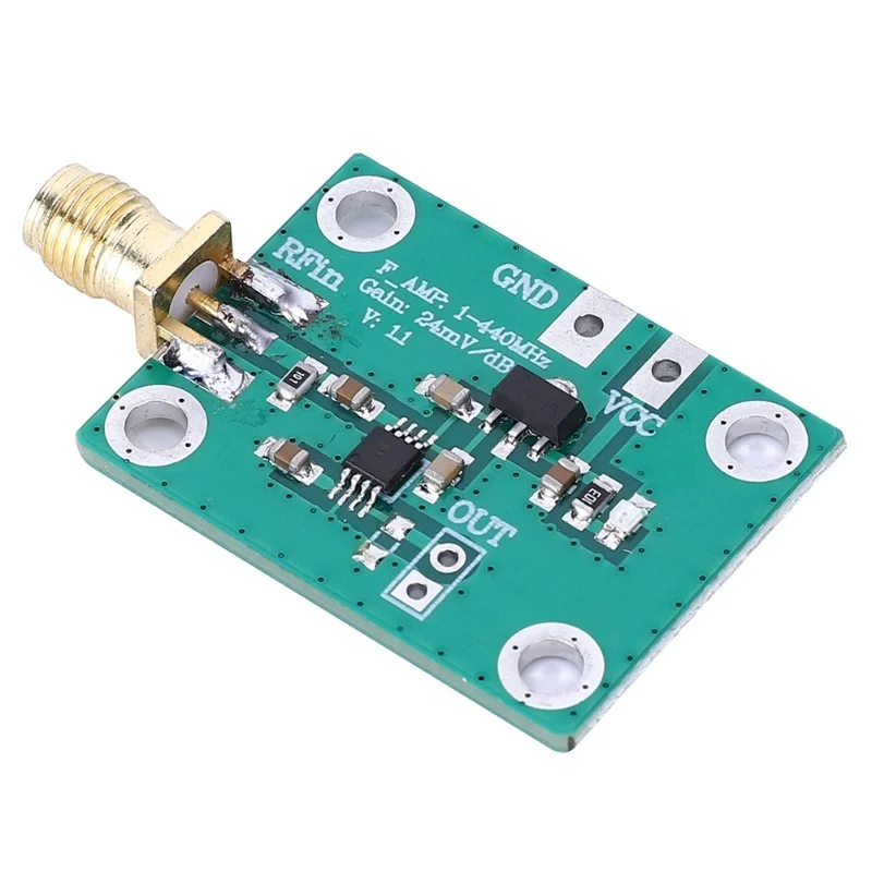 RF Logarithmic Detector Board AD8310 1-440MHz Power Tester Meter Electronic Component